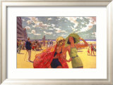 The Belgian Coast Lámina giclée enmarcada por Arthur C Michael