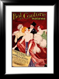 Bal de la Couture Parisienne Estampe encadrée par Leonetto Cappiello