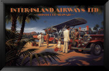 Inter-Island Airways Plakat af Kerne Erickson