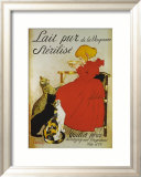 Lait pur sterilize Estampe encadrée par Théophile Alexandre Steinlen
