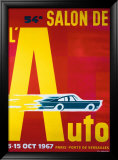 54e Salon de l'Automobile Lámina giclée enmarcada por Pierre Fix-Masseau 54e Salon de l'Automobile Lámina giclée enmarcada por Pierre Fix-Masseau
