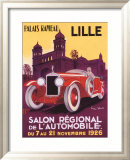 Salon automobile de Lille Estampe encadrée par Geo Ham