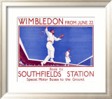 Wimbledon Lámina giclée enmarcada