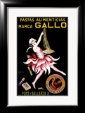 Gallo, Pastas Alimenticias Estampe encadrée par Leonetto Cappiello