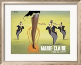 Marie-Claire Estampe encadrée par Pierre Fix-Masseau