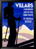 Villars Estampe encadrée par Johannes Handschin