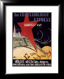 Trans-Siberian Express Oprawiona reprodukcja giclee