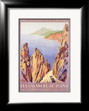 Les calanches de Piana Posters par Roger Broders