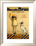 Biscuits Brun Posters par George Redon