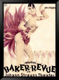 Josephine Baker Revue Lámina giclée enmarcada por Hans Neumann Josephine Baker Revue Lámina giclée enmarcada por Hans Neumann