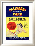 Palisades Amusement Park Framed Giclee Print