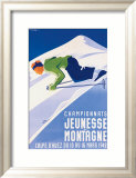 Championnats Jeunesse et Montagne Lámina giclée enmarcada por Gaston Gorde