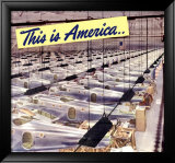 WWII, This Is America Framed Giclee Print