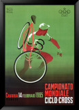 Campionato Mondiale, Ciclo, 1965 Lámina giclée enmarcada por Mancioli Campionato Mondiale, Ciclo, 1965 Lámina giclée enmarcada por Mancioli