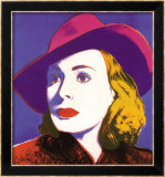 Ingrid with Hat Posters van Andy Warhol