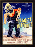 Planete Interdite Framed Giclee Print by Roger Soubie