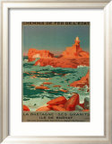 Bretagne, ses granits Affiches par Houpin 