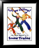 Ferrocarril de New Haven Lámina giclée enmarcada por Sascha Maurer