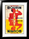 Quinquina Bourin Innrammet Giclee-trykk av Jacques Bellenger Quinquina Bourin Innrammet Giclee-trykk av Jacques Bellenger