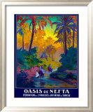 Oasis de Nefta Lámina giclée enmarcada por Jacques de la Neziere Oasis de Nefta Lámina giclée enmarcada por Jacques de la Neziere
