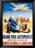 Grand Prix Automobile Nimes Estampe encadrée par Geo Ham