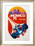 Monaco Grand Prix, 1975 Pósters por Geo Ham