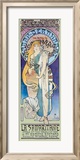Theatre de la Renaissance Framed Giclee Print by Alphonse Mucha