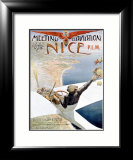 Encuentro de la aviación Lámina giclée enmarcada por Charles Leonce Brosse