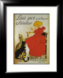 Lait pur sterilize Lámina giclée enmarcada por Théophile Alexandre Steinlen