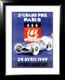 2nd Grand Prix de Paris Lámina giclée enmarcada por Geo Ham 2nd Grand Prix de Paris Lámina giclée enmarcada por Geo Ham