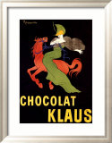 Chocolat Klaus Estampe encadrée par Leonetto Cappiello