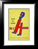 Allez Au Musee De Lhomme Posters par Raymond Savignac