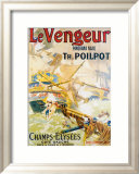 Le Vengeur Panoroma Naval Lámina giclée enmarcada por Lucien Lefevre Le Vengeur Panoroma Naval Lámina giclée enmarcada por Lucien Lefevre