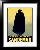 Sandeman Estampe encadrée par Georges Massiot