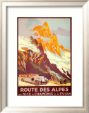 Route Des Alpes Affiches par Julien Lacaze