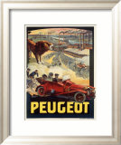 Peugeot Estampe encadrée par Leonetto Cappiello