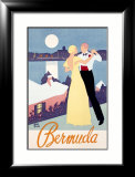 Bermudas Lámina giclée enmarcada por Adolph Treidler Bermudas Lámina giclée enmarcada por Adolph Treidler