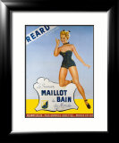 Reard le Premier Maillot de Bain Lámina giclée enmarcada Reard le Premier Maillot de Bain Lámina giclée enmarcada
