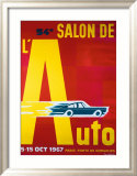 54e Salon de l'Automobile Lámina giclée enmarcada por Pierre Fix-Masseau 54e Salon de l'Automobile Lámina giclée enmarcada por Pierre Fix-Masseau