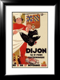 Dijon Gastronomique Culinary Exhibit Estampe encadrée