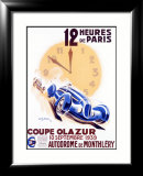 12 Hours of Paris Grand Prix Poster Lámina giclée enmarcada por Geo Ham 12 Hours of Paris Grand Prix Poster Lámina giclée enmarcada por Geo Ham