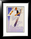 Winter Sports in Italien Art par Franz Lenhart
