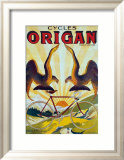 Cycles Origan Framed Giclee Print by Raoul Vion