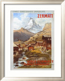 Swiss Alps, Zermatt Matterhorn Lámina giclée enmarcada por Anton Reckziegel Swiss Alps, Zermatt Matterhorn Lámina giclée enmarcada por Anton Reckziegel