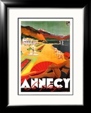 Annecy La Plage Affiches par Robert Falcucci