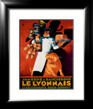 Saucisson le Lyonnais Estampe encadrée par Henry Le Monnier