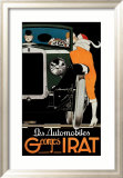 Automobile von Georges Irat Kunstdrucke von René Vincent