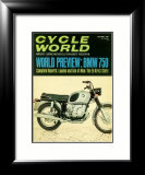 Cycle World, BMW R75 750 Lámina giclée enmarcada