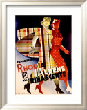 La Rinascente, Esposizione Rhodia Albene Lámina giclée enmarcada por Marcello Dudovich La Rinascente, Esposizione Rhodia Albene Lámina giclée enmarcada por Marcello Dudovich