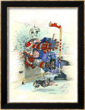 The Check Estampe encadrée par Gary Patterson